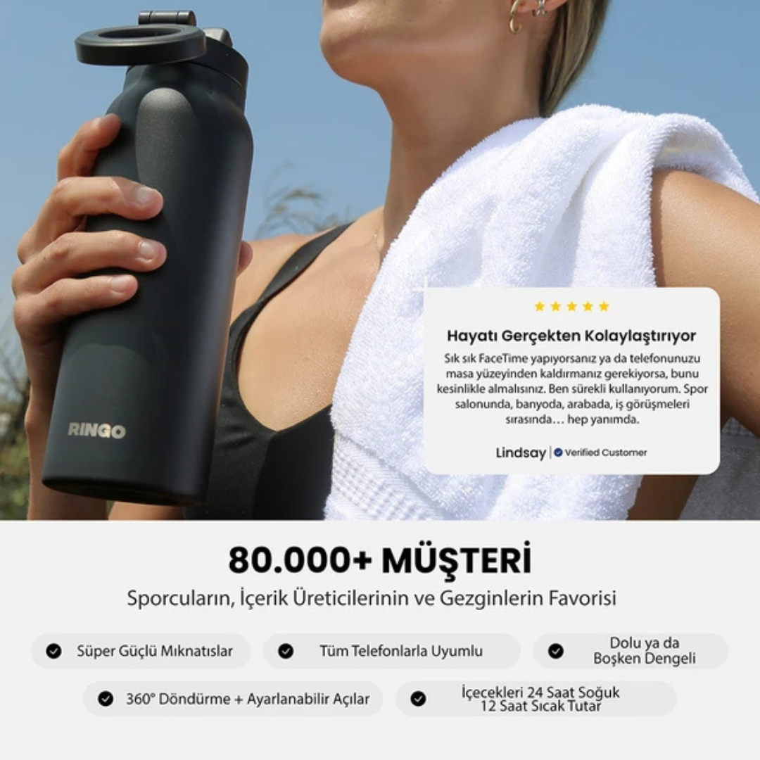 GripFit Snap Bottle – Magsafe Tripotlu Matara