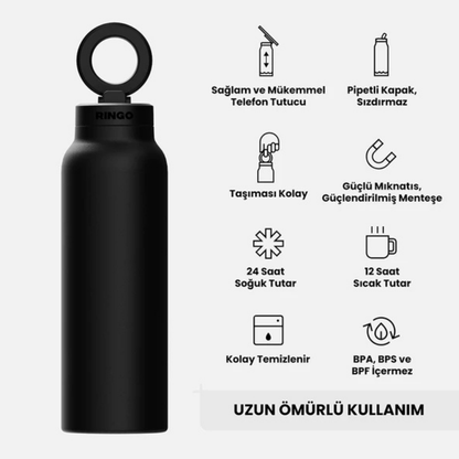 GripFit Snap Bottle – Magsafe Tripotlu Matara